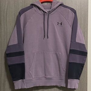 Under Armour Fleece Hoodie - Color Block & Loose - Size Large